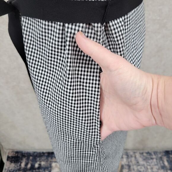 J. Crew Edie Dress Black and White Gingham Cotton Dress Women's Plus Size 16 - Picture 4 of 12